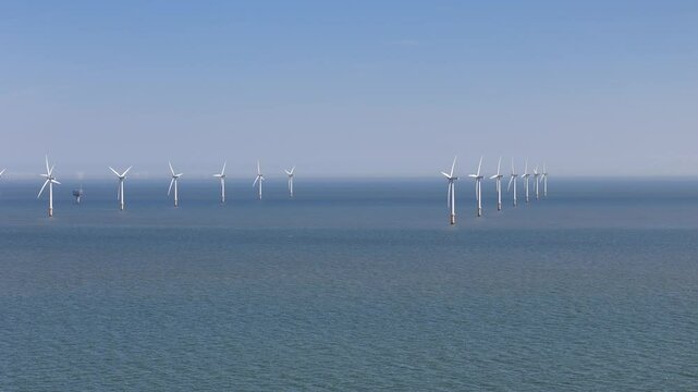 Gunfleet Sands Offshore Wind Farm
off Clacton on Sea UK aerial