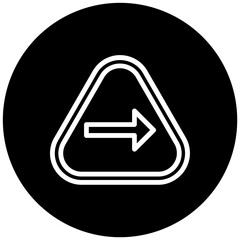 Keep Right Icon
