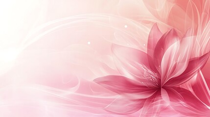 Obraz premium Soft pink floral abstract art (1)