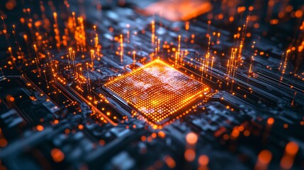 Ultra Efficient Spin Field Effect Transistor Technology Concept Image