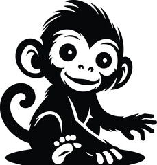 Jungle Baby Animal Silhouette