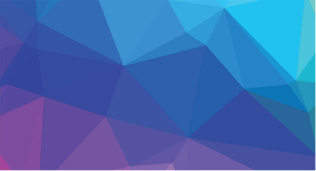 Bright multicolor polygon pattern. Low poly design
