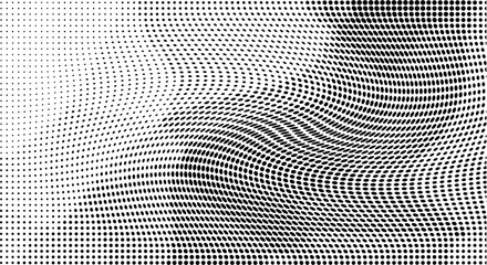 Gradient halftone dots pattern texture background. Low poly design
