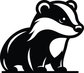 Cute Badger Cub Symbol