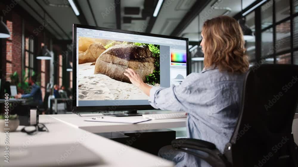 Poster editing photo design for web