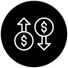 Profit Loss Vector Icon