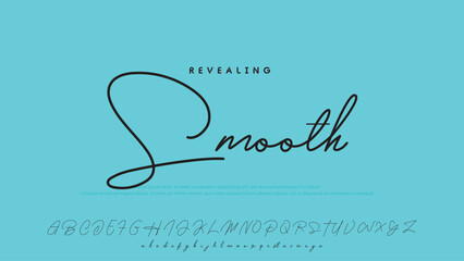 handwrite signature font Calligraphy Logotype Script Brush Font Type Font lettering handwritten