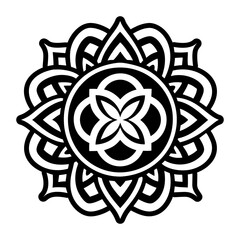 Solid icon showing geometric mandala
