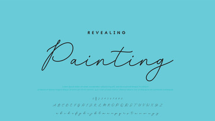 handwrite signature font Calligraphy Logotype Script Brush Font Type Font lettering handwritten