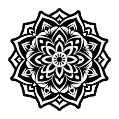 Solid icon depicting divine symmetry sacred form