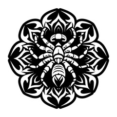 A filled style icon of scorpion