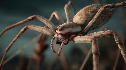 Large spider close up