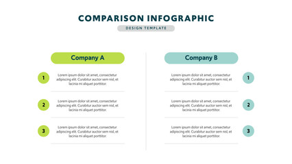  Comparison Table Business Infographic Template