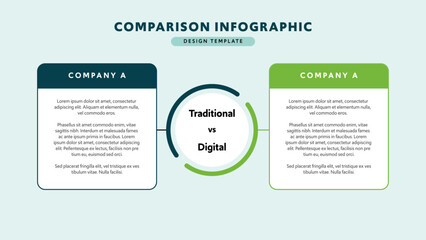  Comparison Table Business Infographic Template