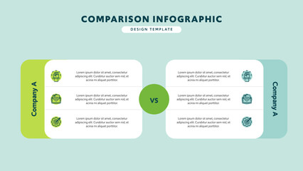  Comparison Table Business Infographic Template