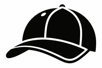 baseball  cap silhouette vector
