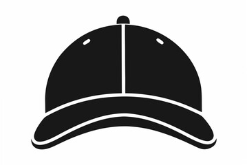 baseball  cap silhouette vector
