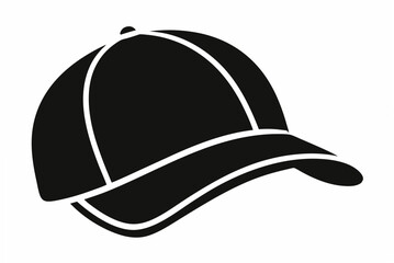 baseball  cap silhouette vector