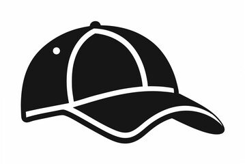 baseball  cap silhouette vector