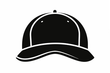 baseball  cap silhouette vector