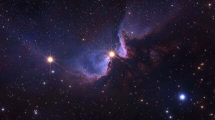 Cosmic Nebula: A Celestial Tapestry of Stars and Dust