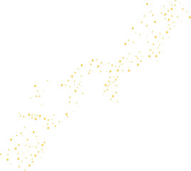 Shiny golden sparkle star dust vector illustration