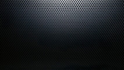 Steel Hex Mesh Background with Subtle Light