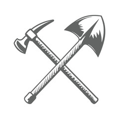 Collection of Construction elements design illustration