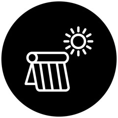 Solar Water Heater Icon