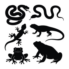 vector illustration of a lizard