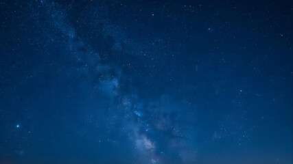 Fototapeta premium The beauty of the sky at night is full of stars.