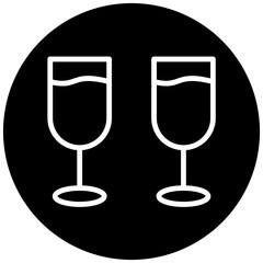 Drink Glasses Icon