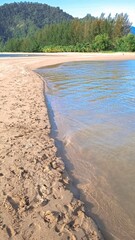 Ethereal tropical beach
