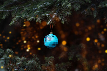 Christmas decoration on the tree