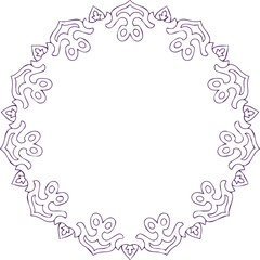 Beautiful flower art and mandala vector design