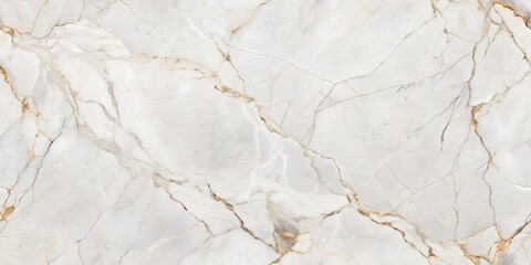 Glossy White Marble Surface With Subtle Gray Veins