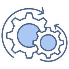 Automation Blue Icon