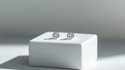 Stud Earring on Display