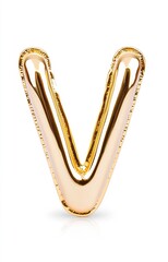 gold necklace on white background