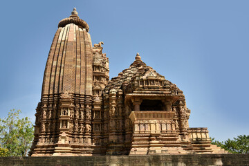 Khajuraho Temple, It is a UNESCO world Heritage site, Khajuraho, Madhya Pradesh, India.