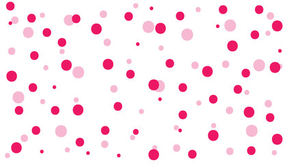 Polka dots. seamless pattern with pink drops. dotted design for your business. vintage paper texture. pink fabric background