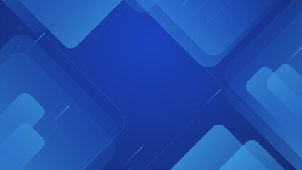 Abstract blue background with fluid wavy shapes