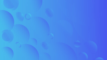 Vector wavey blue abstract shiny blue background