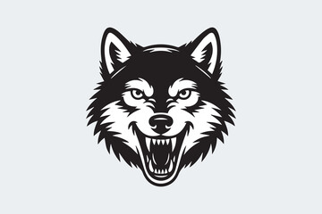 wolf silhouette  Vector