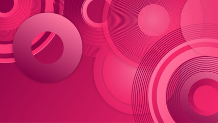 abstract backgrond with circle and line combination with pink colour