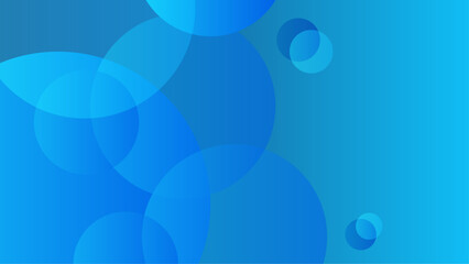 Blue vector minimalist simple abstract geometric banner background. Gradient geometric shapes on dark blue background