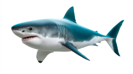 shark  on white background