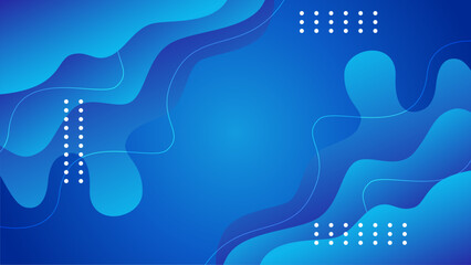 A blue gradient abstract shape background