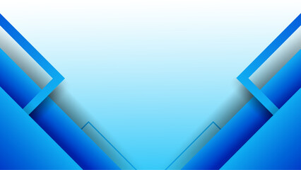 A blue gradient abstract shape background
