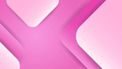 Pink gradient abstract shape background design